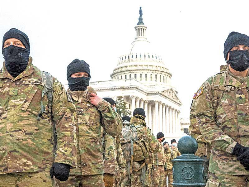 شرطة مبنى الكابيتول مقر الكونغرس الأميركي في واشنطن