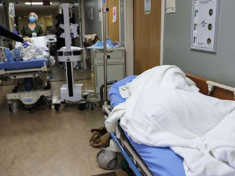 أحد المشارح داخل المستشفى