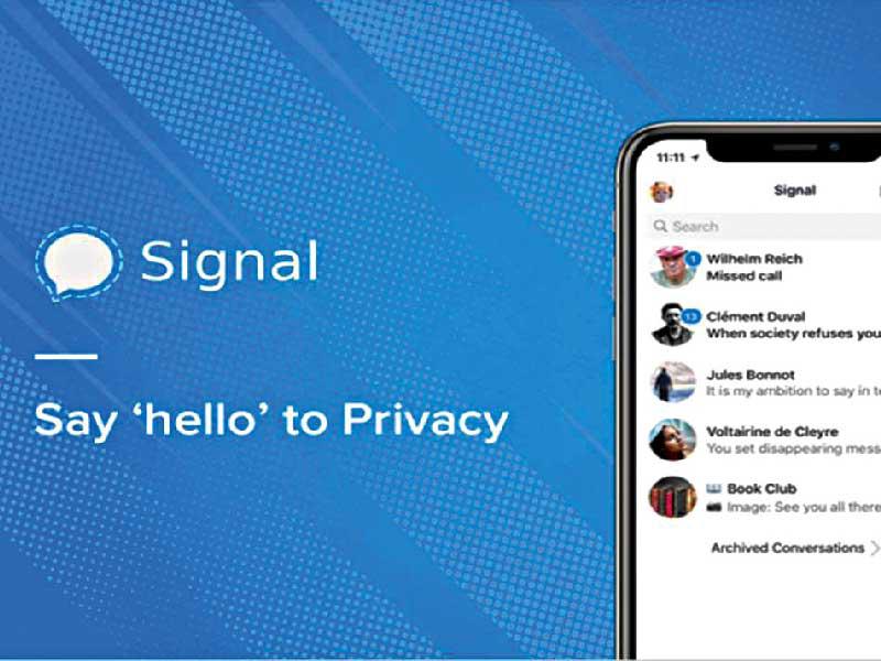 تطبيق سيغنال