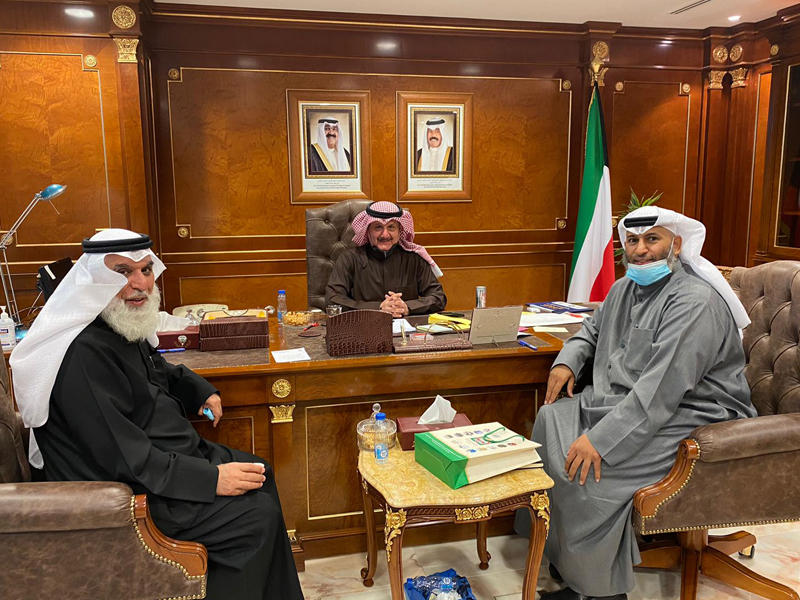 عيسى الكندري بحث مع جمعية إحياء التراث الإسلامي توطين العمل الخيري