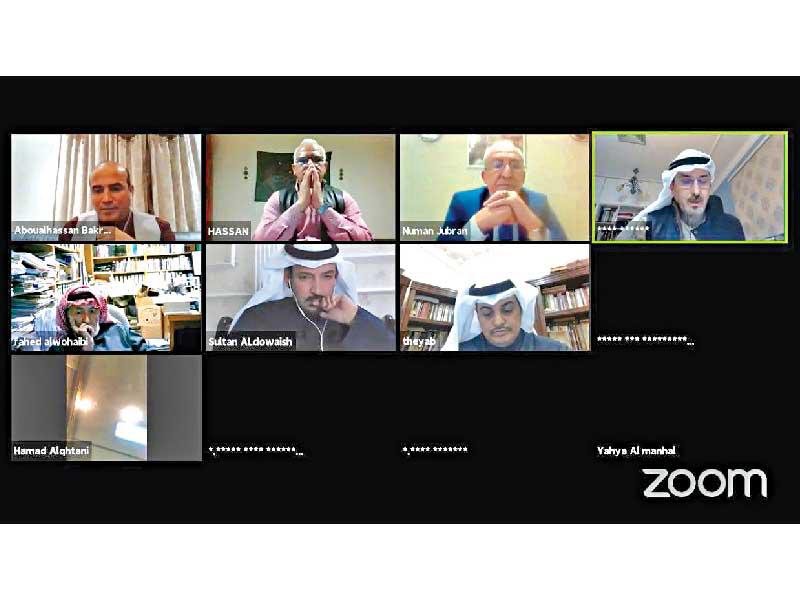 جانب من مؤتمر قسم التاريخ في كلية الآداب