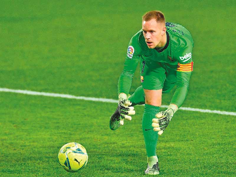 شتيغن حارس برشلونة