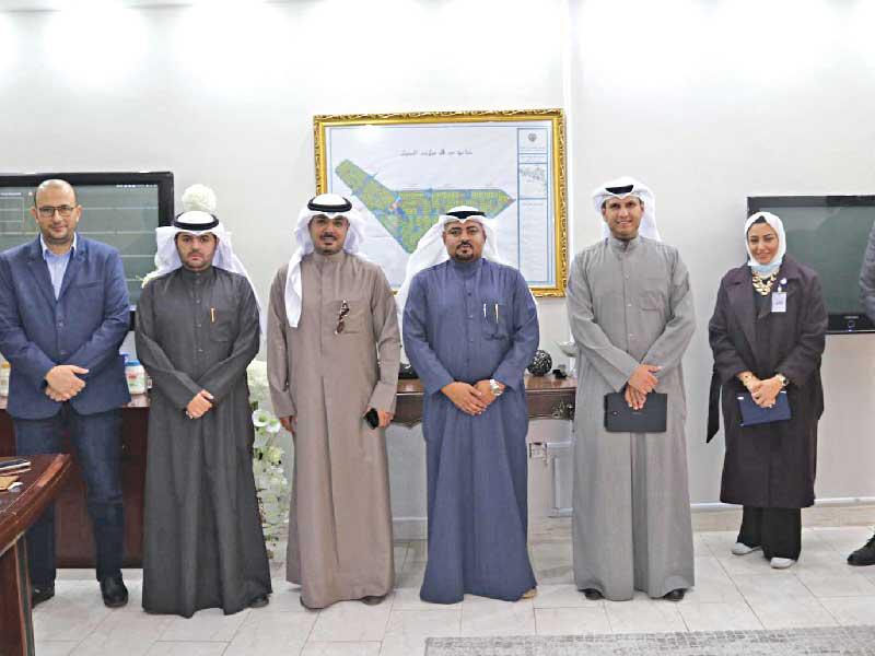 اجتماع جمعية عبدالله المبارك مع ممثلي بنك وربة 