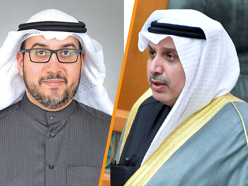 نائب رئيس مجلس الوزراء وزير الدفاع الشيخ حمد جابر العلي-النائب أسامة الشاهين