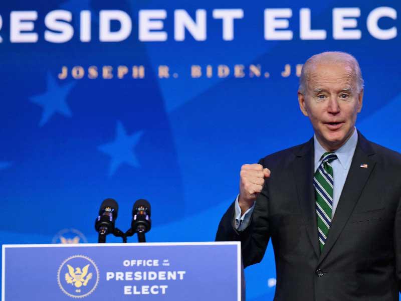 الرئيس الأميركي المنتخب جو بايدن 