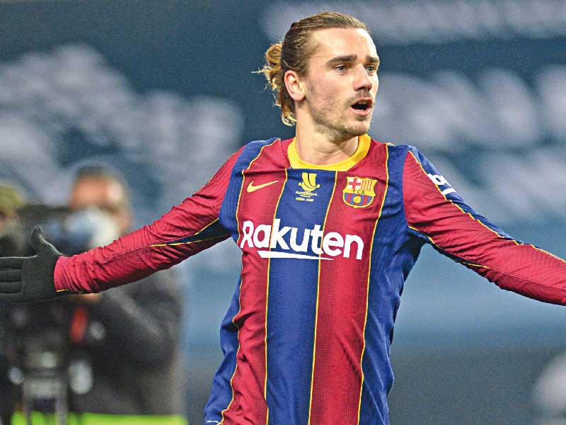 مهاجم برشلونة  الفرنسي أنطوان غريزمان