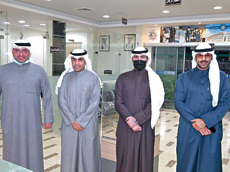 وفد جمعية المهندسين خلال جولته في جمعية المحامين