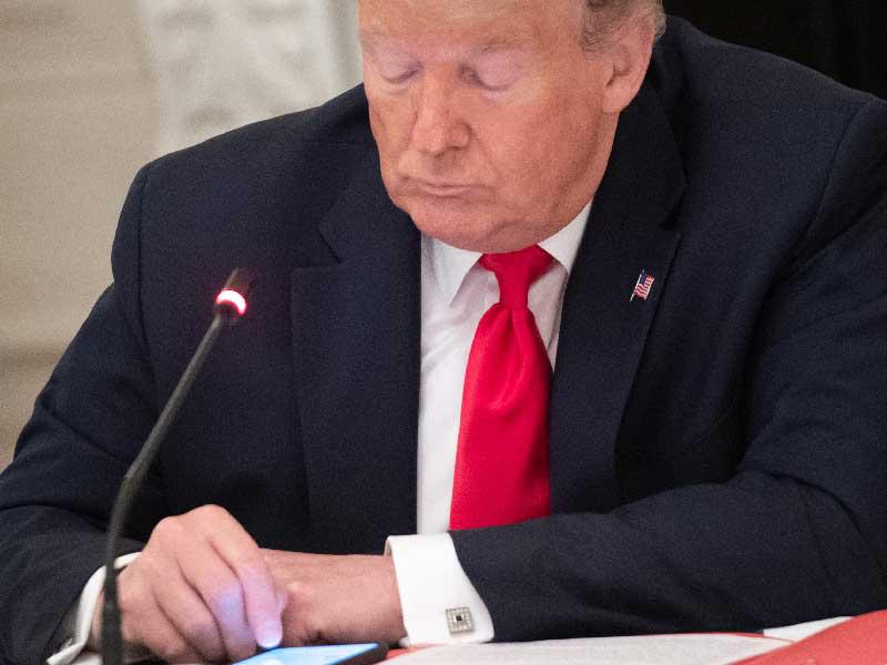 الرئيس دونالد ترامب 