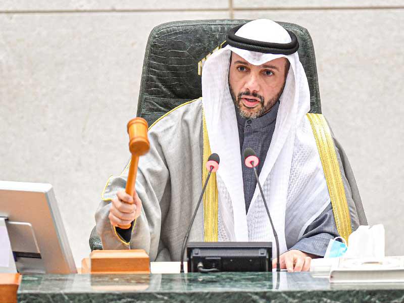 رئيس مجلس الأمة مرزوق الغانم 