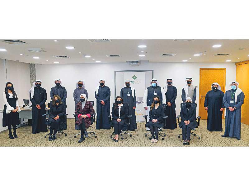 استقبال مجموعة من المتدربين