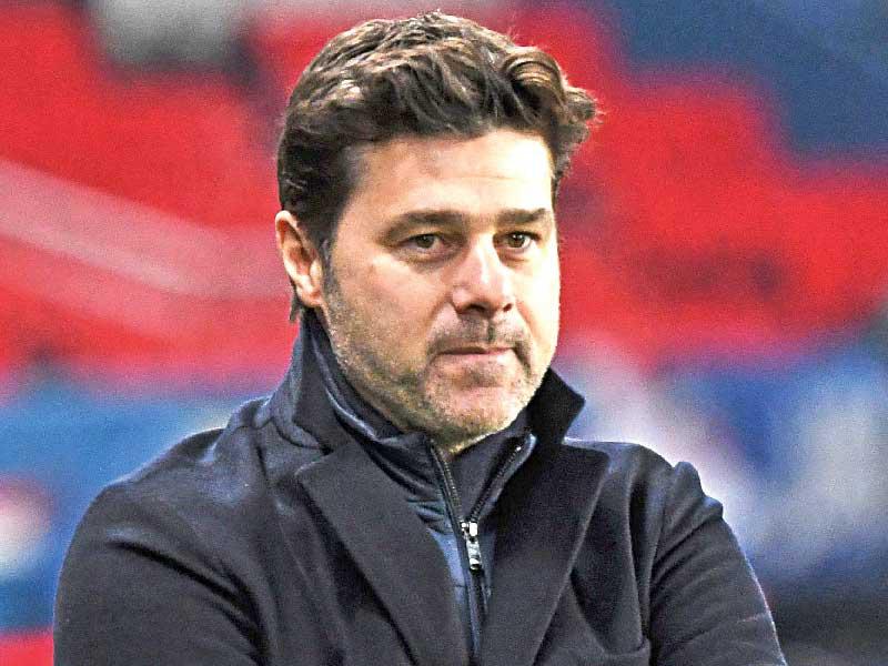  المدرب الأرجنتيني لباريس سان جرمان الفرنسي ماوريسيو بوكيتينو