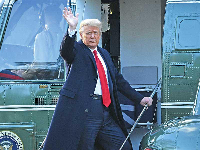 الرئيس السابق دونالد ترامب 