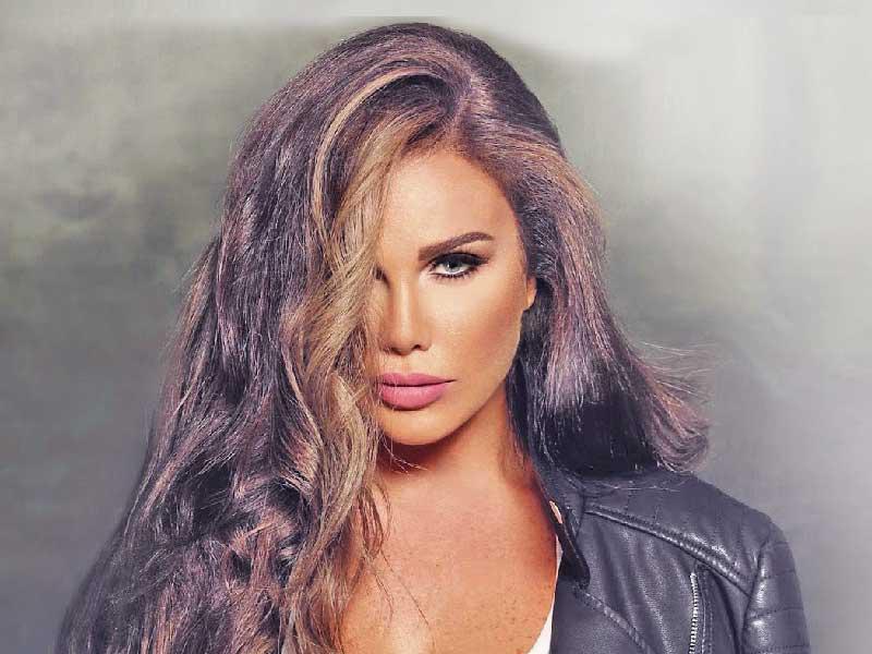 الفنانة اللبنانية ​نيكول سابا​ 