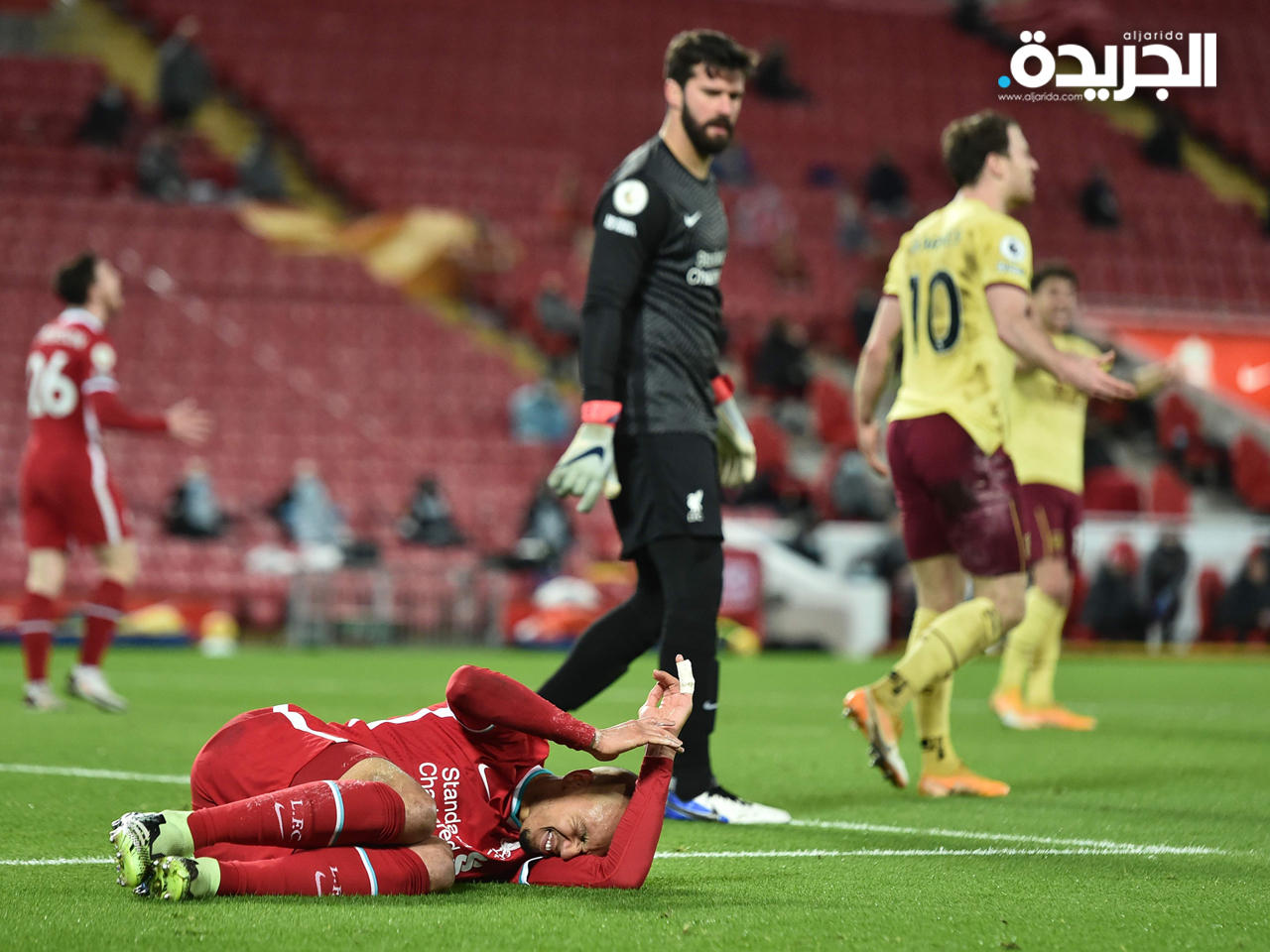 بيرنلي يصعق ليفربول وينهي مسيرة طويلة دون خسارة في أنفيلدn