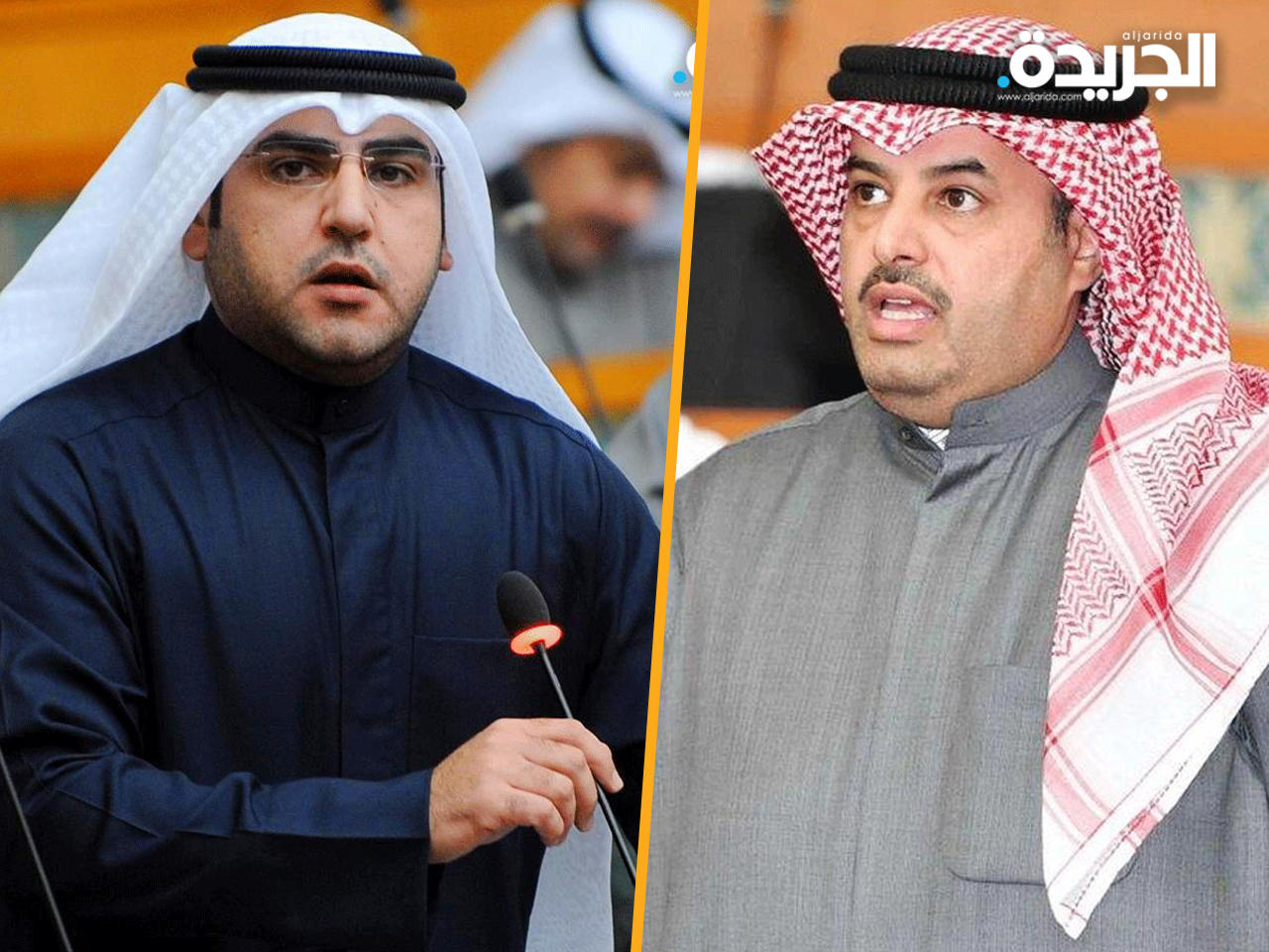 النائبان مبارك الحجرف وعبدالكريم الكندري