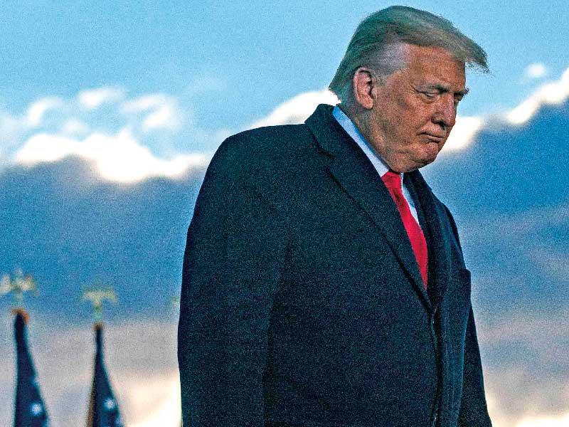 الرئيس الجمهوري السابق دونالد ترامب 