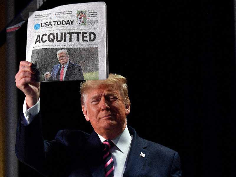 الرئيس السابق دونالد ترامب