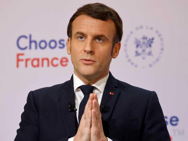 الرئيس الفرنسي إيمانويل ماكرون