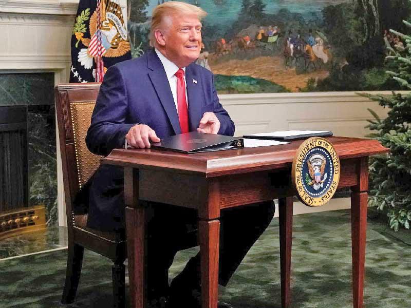 الرئيس الأميركي السابق  دونالد ترامب