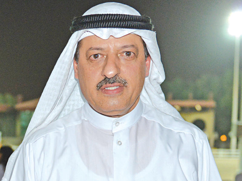 رئيس النادي جاسم الخرافي