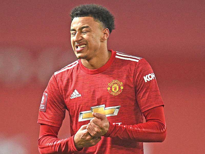  لاعب وسط مانشستر يونايتد جيسي لينغارد