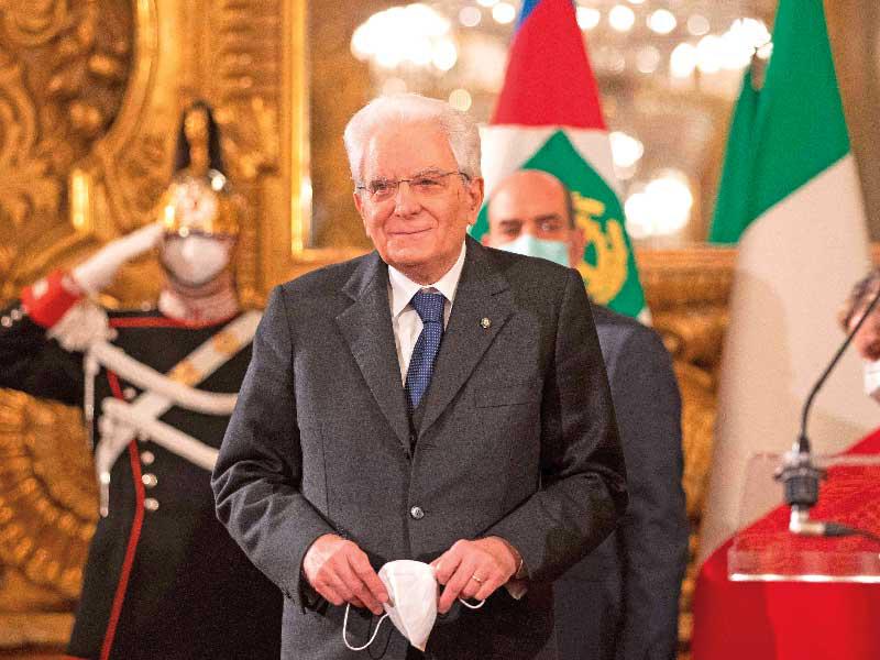 الرئيس الإيطالي سيرجيو ماتاريلا 