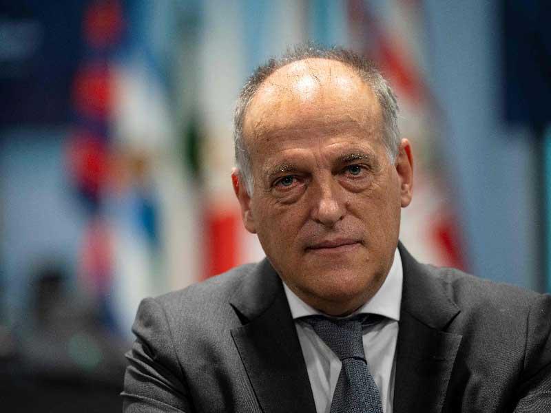  رئيس رابطة الدوري الإسباني خافيير تيباس