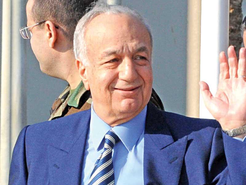 ميشال المر في صورة تعود لعام 2008             (أ ف ب)