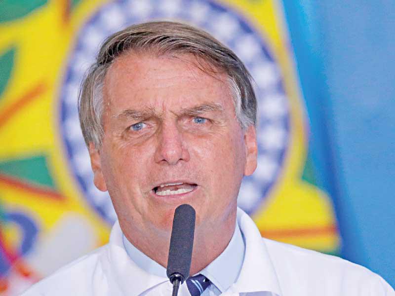 الرئيس البرازيلي جايير بولسونارو 