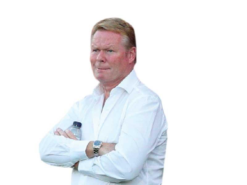 المدير الفني لبرشلونة الهولندي رونالد كومان