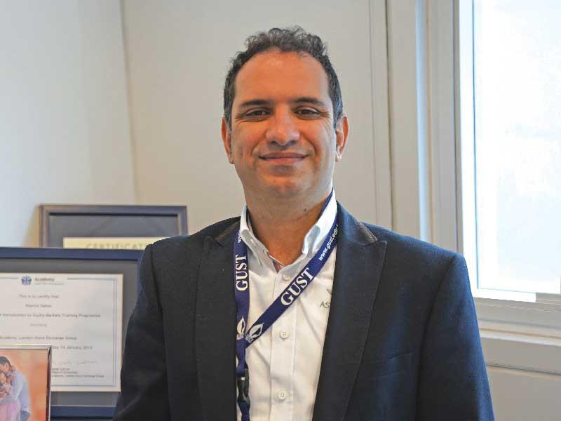 وسيم ظاهر خلال الورشة