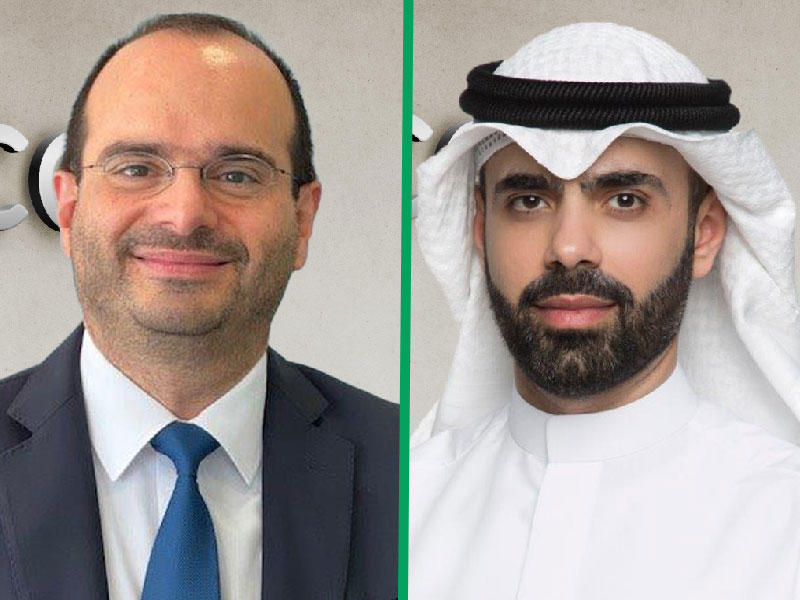 رئيس قطاع الأسواق والاستثمارات المصرفية عبدالله الشارخ - الرئيس التنفيذي لإدارة أسواق رأسمال الدين عمر زين الدين 