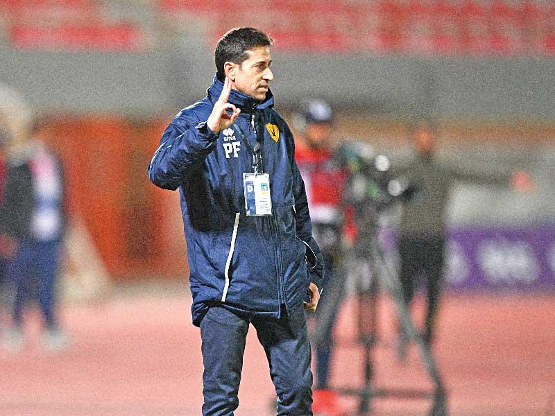  المدرب الإسباني بابلو فرانكو