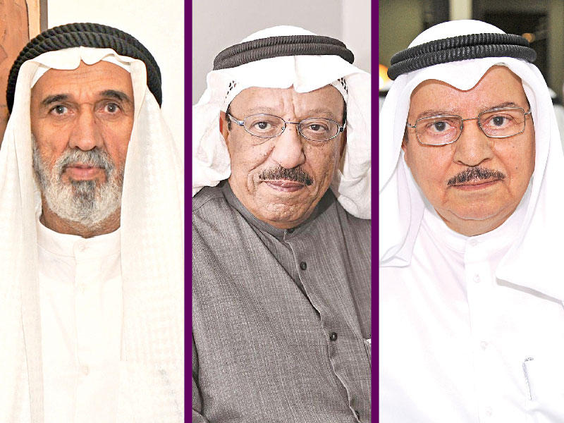 عبدالمالك التميمي- يوسف المهنا - عبدالرضا باقر