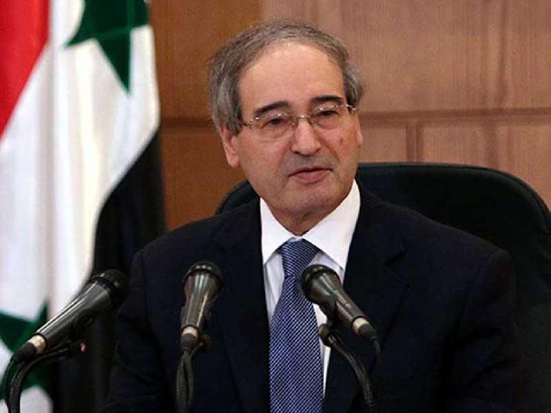 وزير الخارجية السوري فيصل المقداد