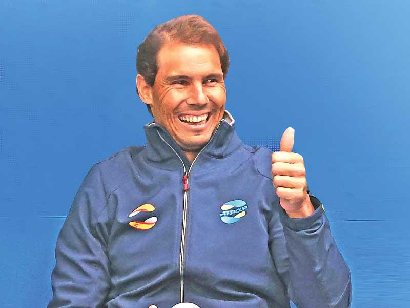 نجم التنس الإسباني والمصنف الثاني عالميا، رافائيل نادال