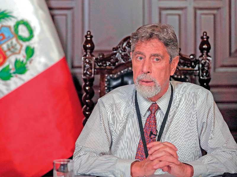 رئيس بيرو الموقت فرانسيسكو ساغاستي 