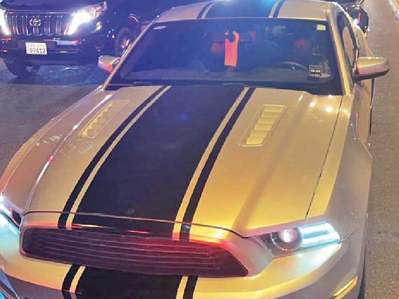 إحدى المركبات المضبوطة خلال الحملات المرورية