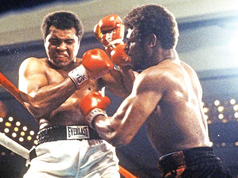 سبينكس وكلاي خلال مواجهة عام 1978