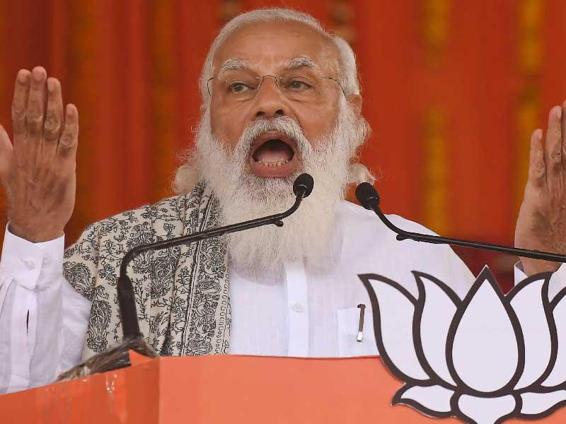 رئيس الوزراء الهندي القومي المتشدد ناريندرا مودي