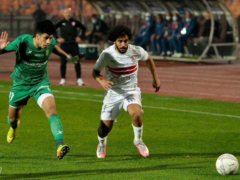 جانب من مباراة الزمالك والاتحاد