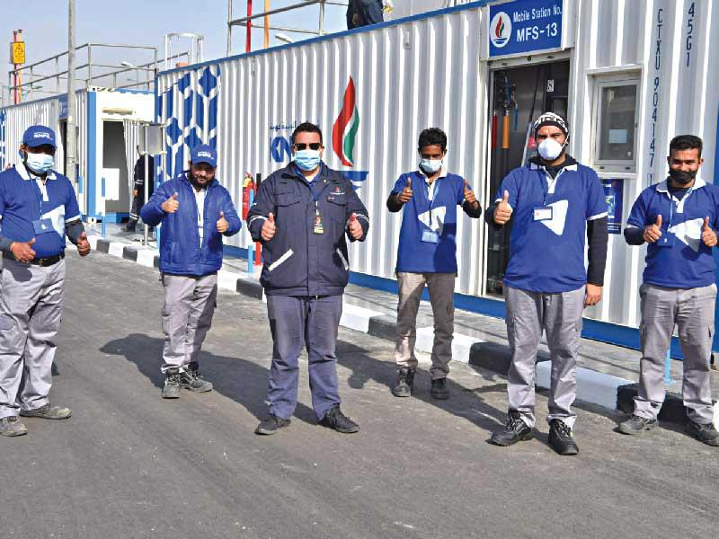 جانب من افتتاح المحطة