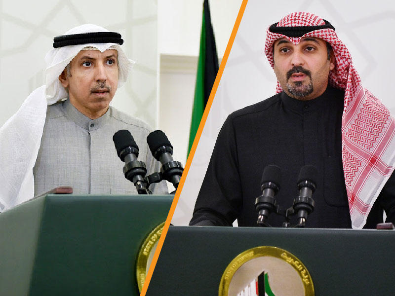 النائبان مهند الساير ومهلهل المضف