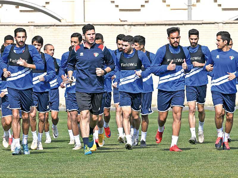 جانب من التدريبات السابقة