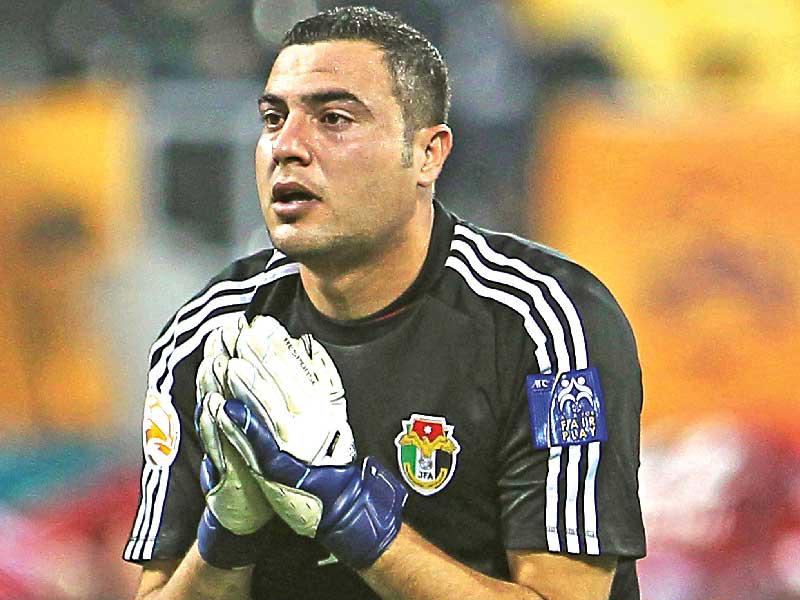  حارس المرمى الدولي الأردني، عامر شفيع