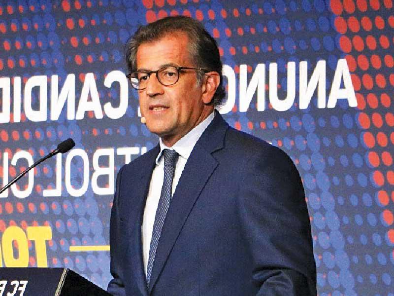المرشح لرئاسة نادي برشلونة الإسباني أنتوني فريتشا