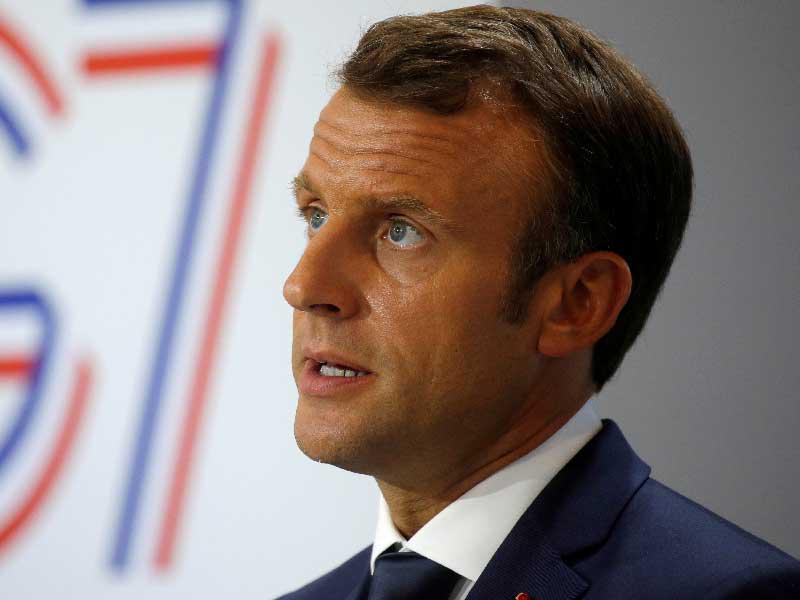 الرئيس الفرنسي إيمانويل ماكرون