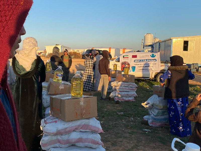 جانب من حملة الشتاء في الاردن