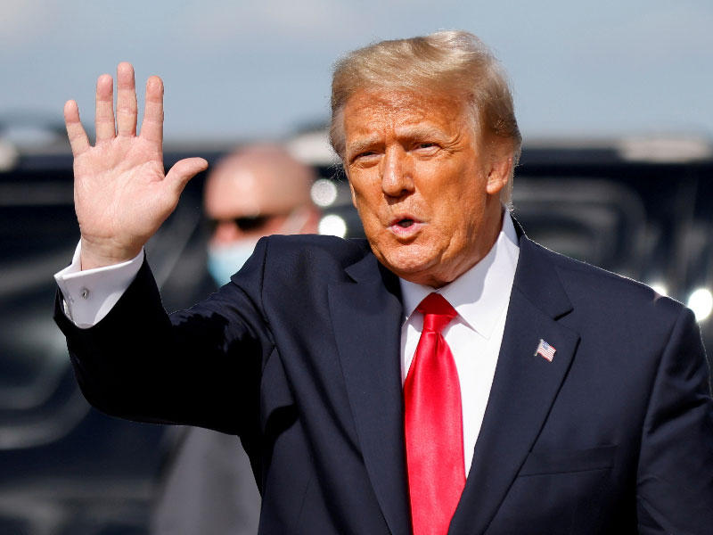 الرئيس السابق دونالد ترامب