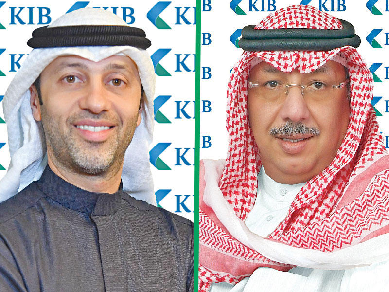 رئيس مجلس إدارة بنك الكويت الدولي (KIB) الشيخ محمد الجراح - نائب رئيس مجلس الإدارة الرئيس التنفيذي في البنك رائد جواد بوخمسين